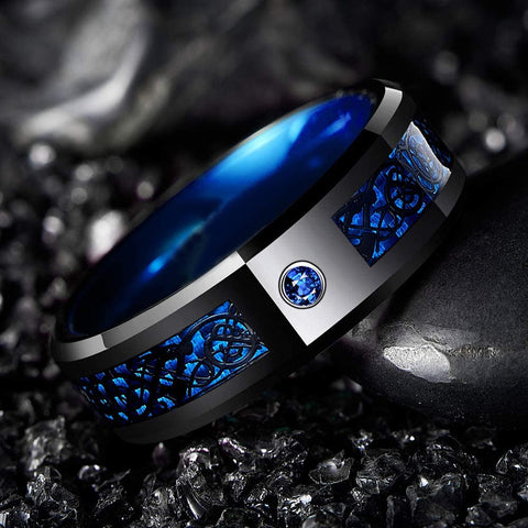 Dragon Tungsten Stainless Steel Ring Dragon Tungsten Stainless Steel Ring
