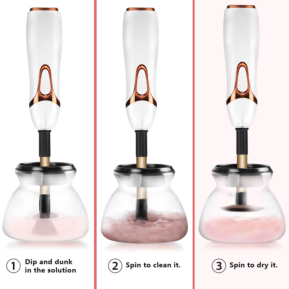 Portable Quick Makeup Brush Cleaner Dryer Portable Quick Makeup Brush Cleaner Dryer