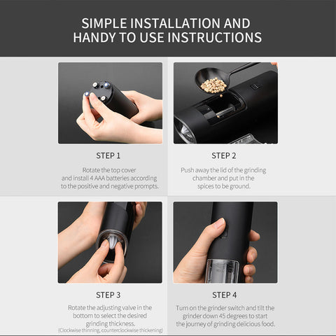 Electric Automatic Seasoning Grinder Electric Automatic Seasoning Grinder