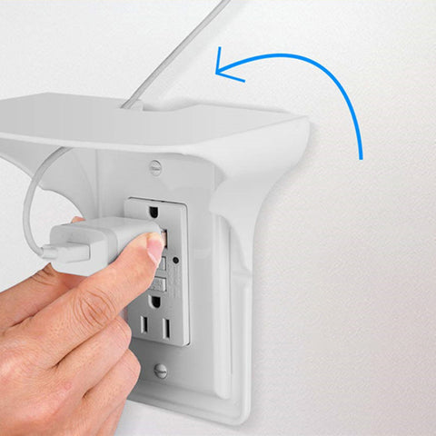 Home Wall Socket Shelf Organizer Rack Home Wall Socket Shelf Organizer Rack