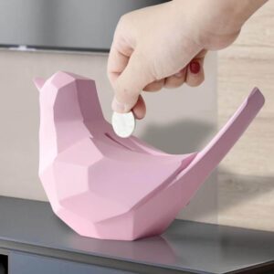 Geometric Bird Money Piggy Bank