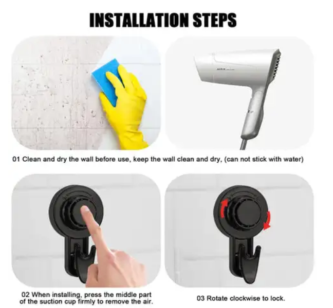 Max Hold Vacuum Suction Cup Hook Max Hold Vacuum Suction Cup Hook