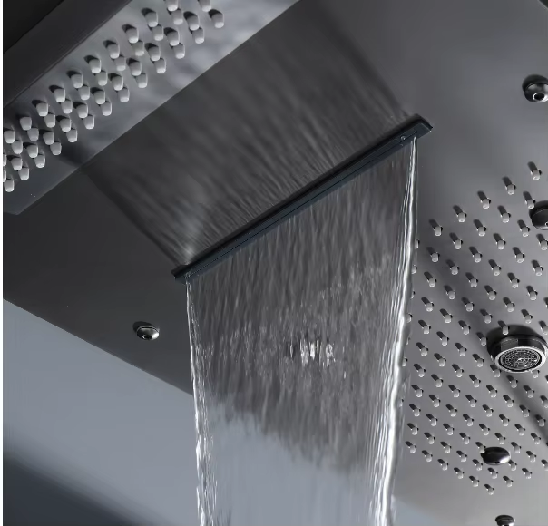 Luxury Rainfall LED Color-Changing Shower Set Luxury Rainfall LED Color-Changing Shower Set