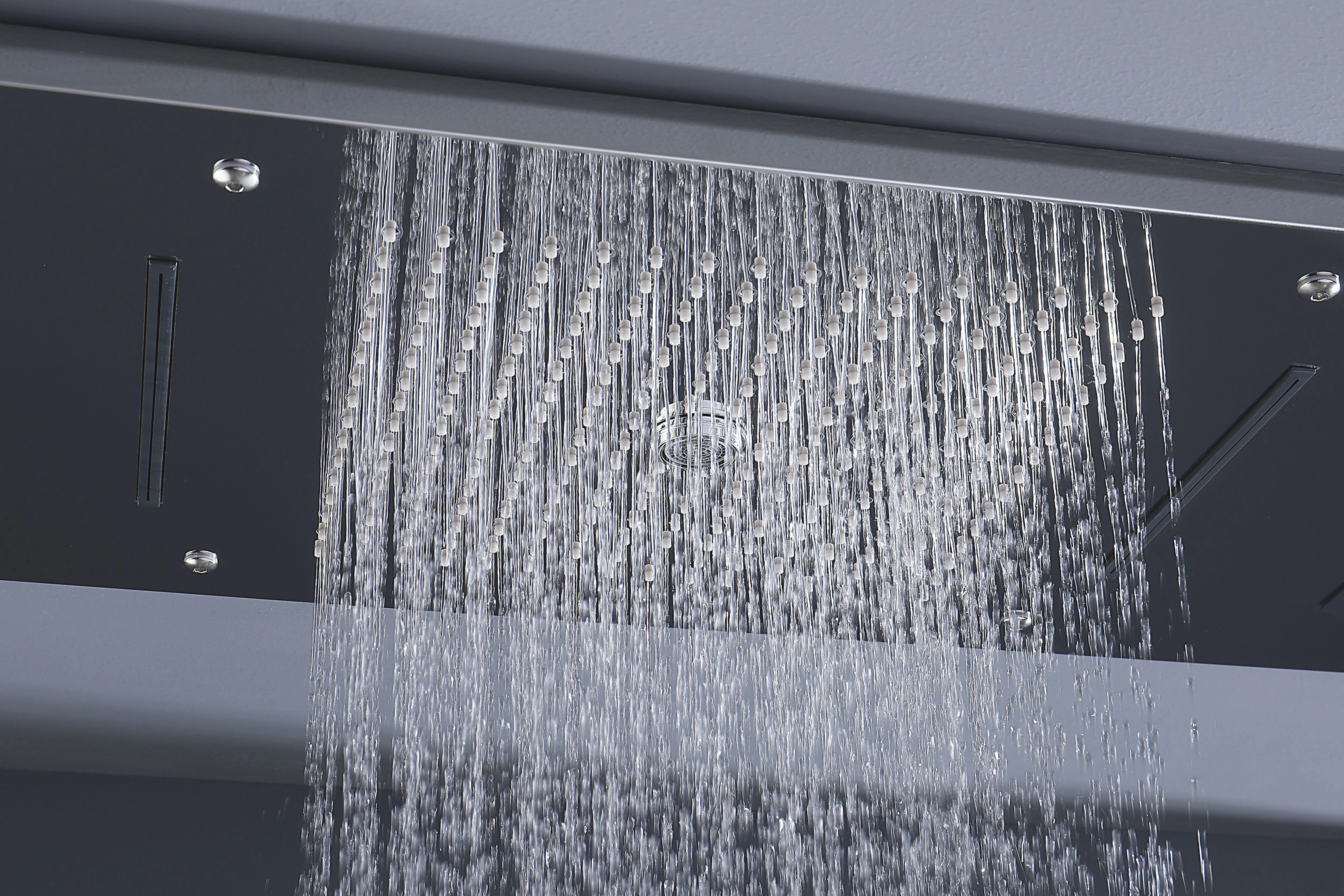 Luxury Rainfall LED Color-Changing Shower Set Luxury Rainfall LED Color-Changing Shower Set